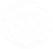 Vage, cirkelvormige logo-watermerk met nauwelijks zichtbare tekst op een witte achtergrond.