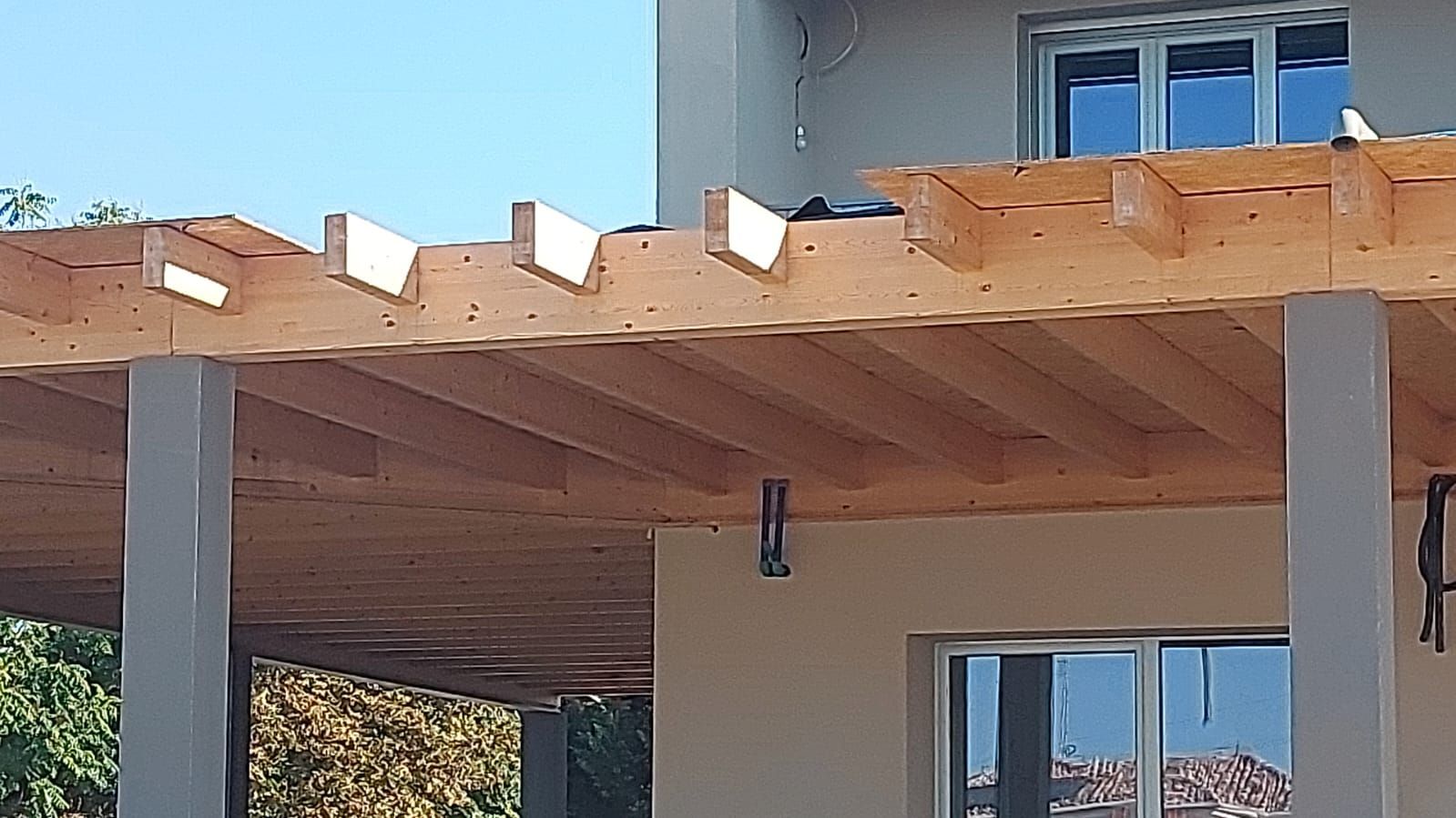 copertura in legno