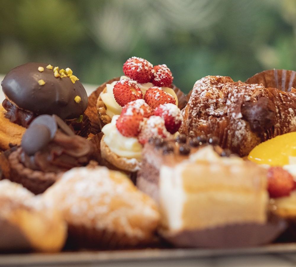 vassoio di pasticcini
