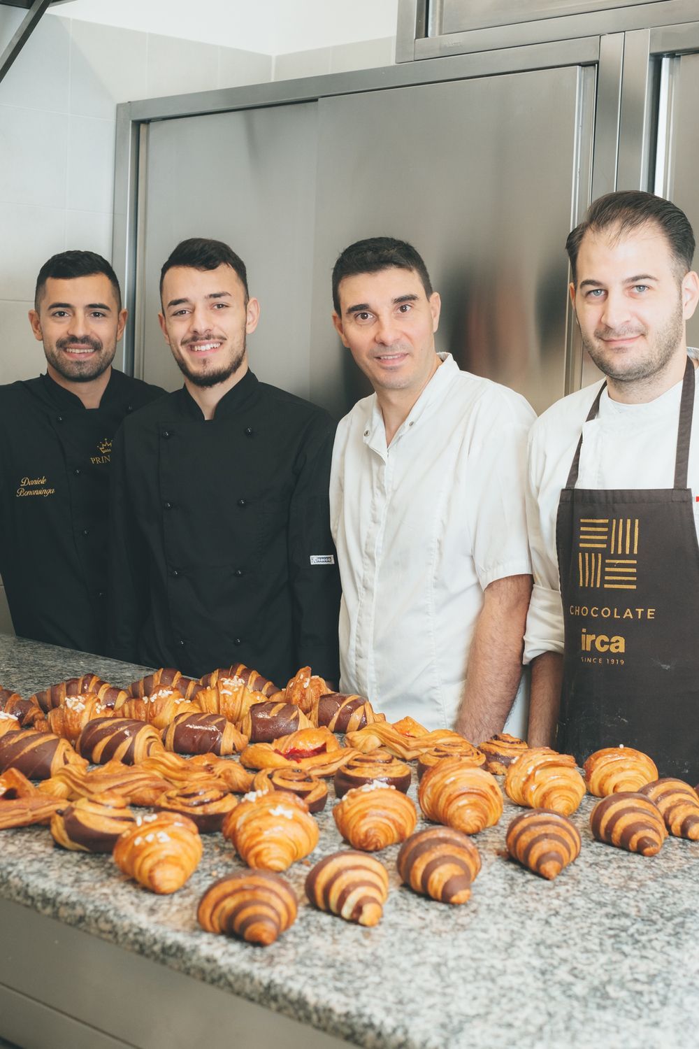 il team con le preparazioni