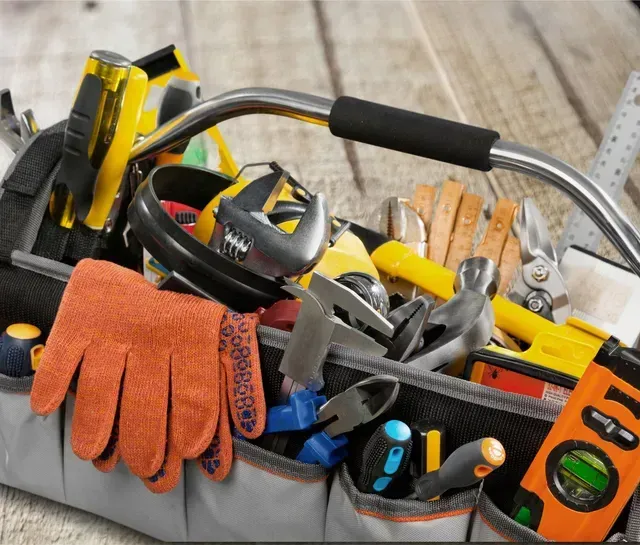 Toolbox with hand tools Toolbox with hand tools