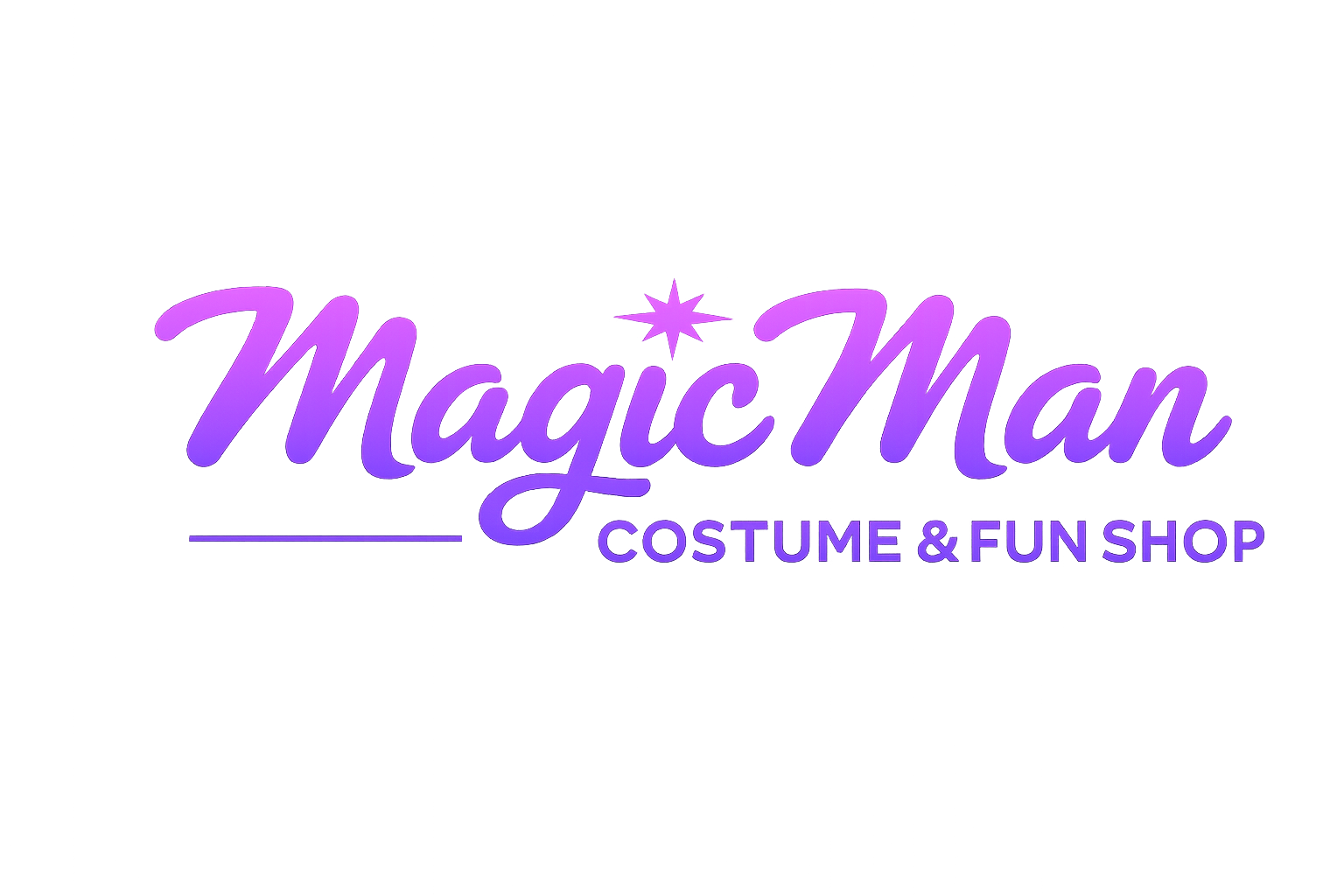 The Magic Man Costume and Fun Shop logo