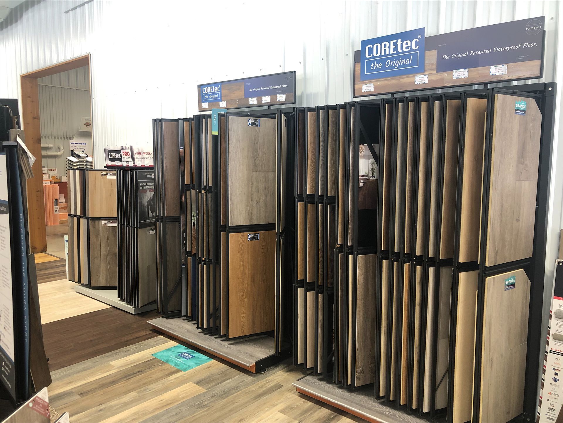 wood flooring samples