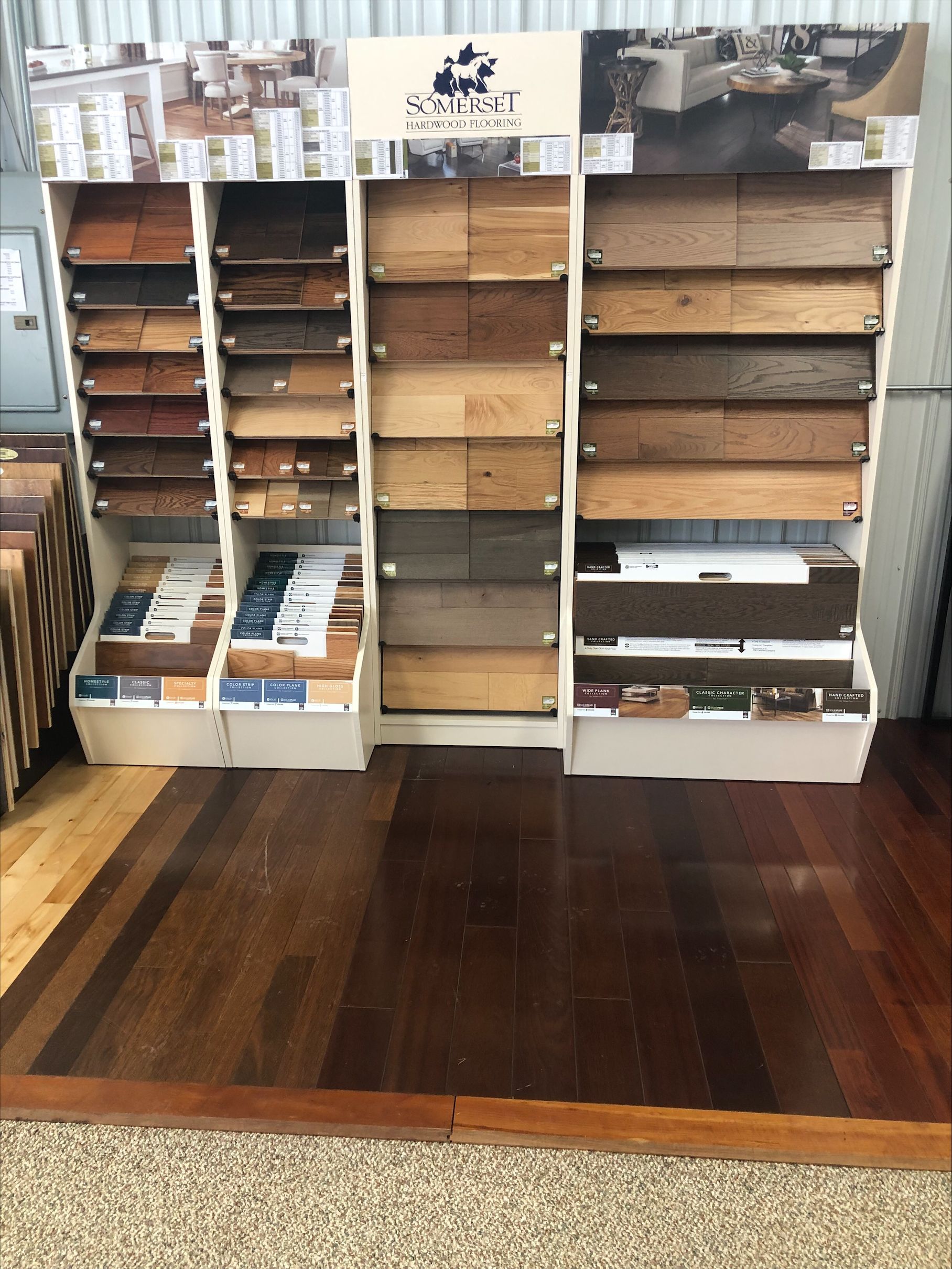 wood flooring samples