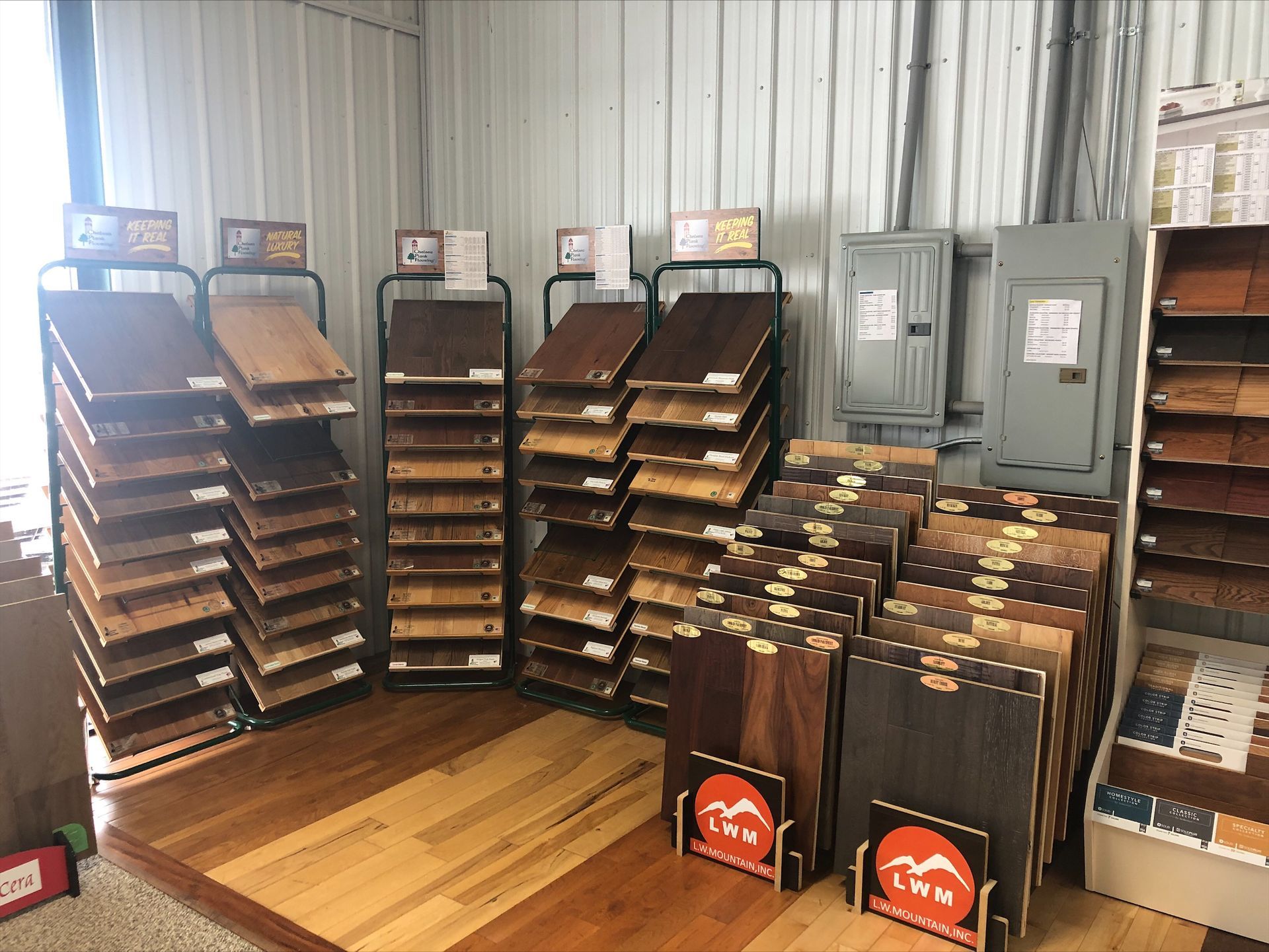 wood flooring samples