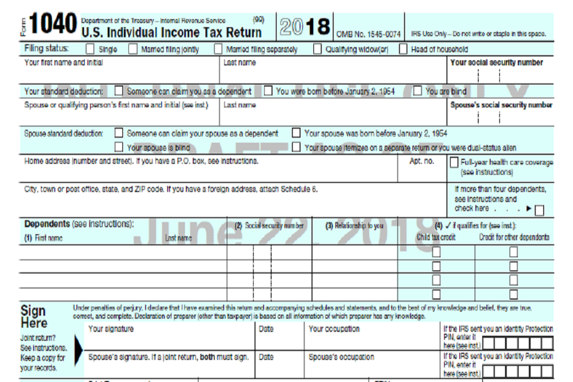 The New 1040 Postcard….May Have Made Taxes More Complicated!