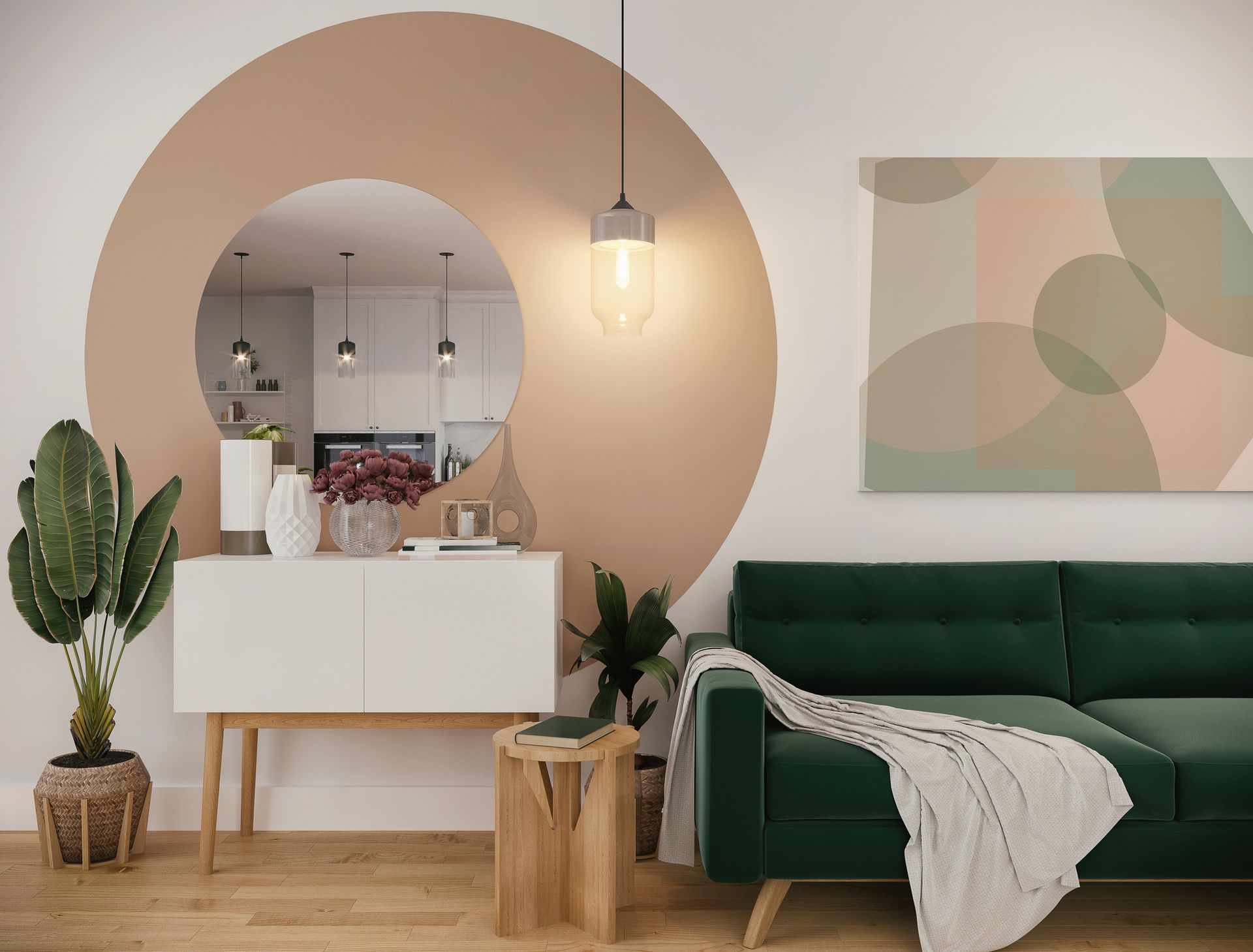 Hallway in Modern Studio Apartment | Cape Coral, FL | Cape Coral Glass & Mirror