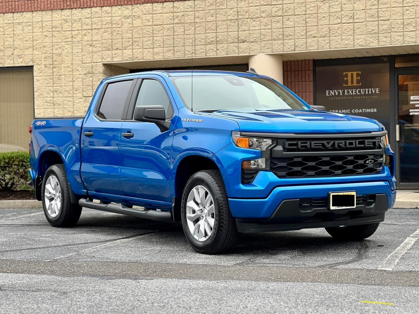 blue vehicle with Ceramic Coating