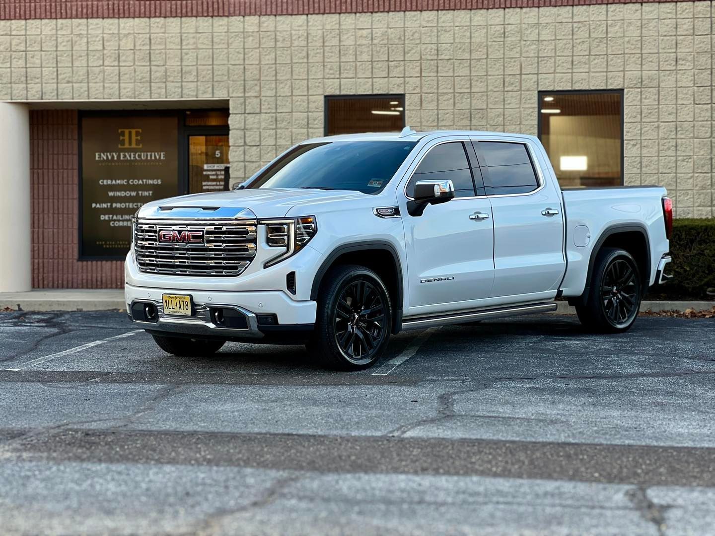 white vehicle with PPF