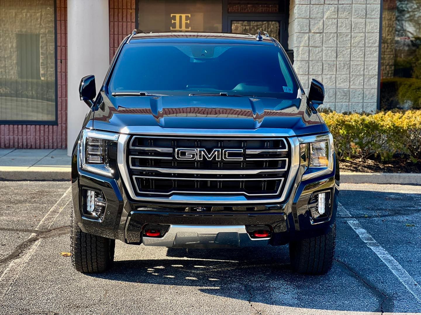 ceramic coated vehicle parked outside
