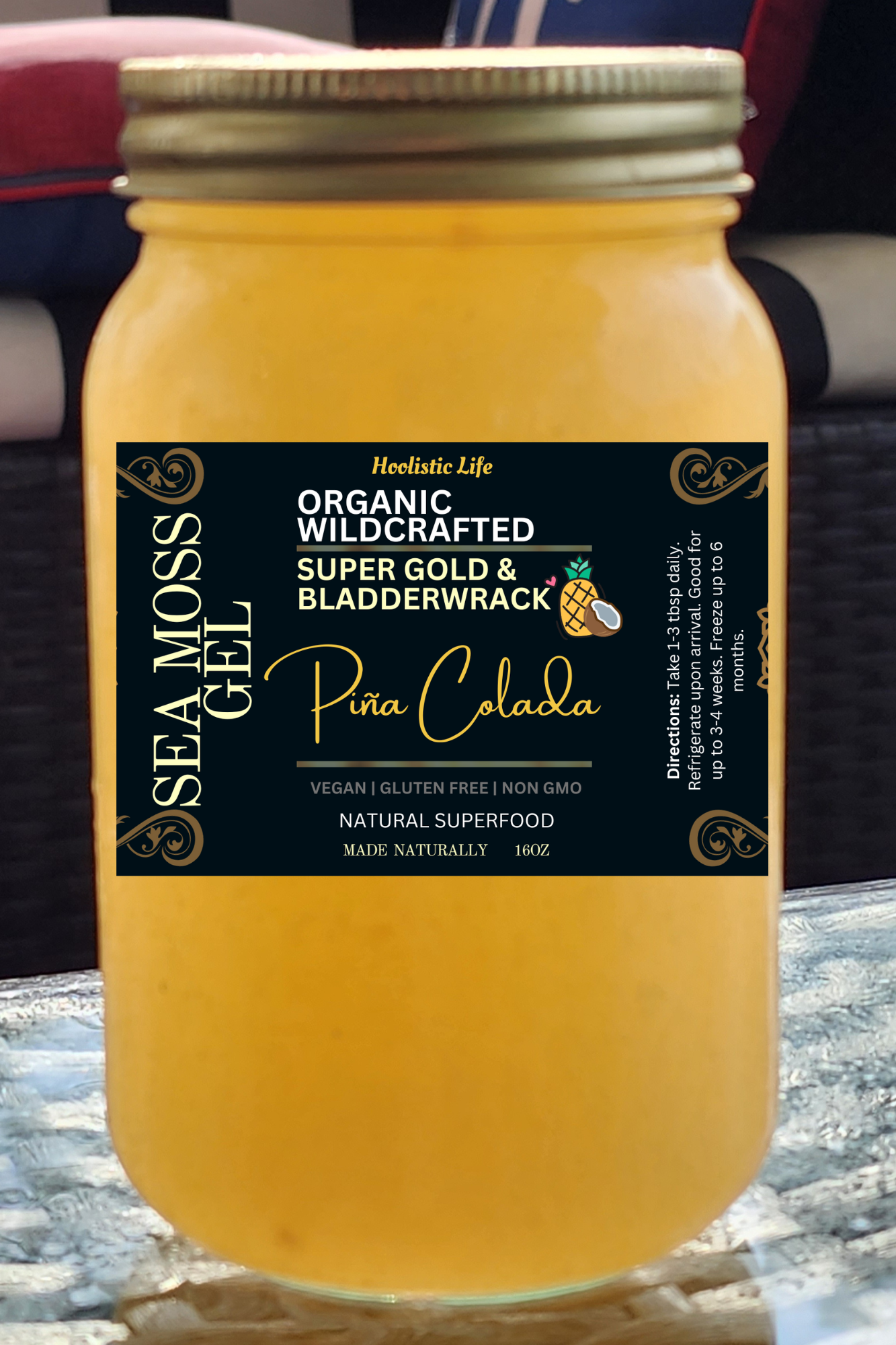 Pina Colada Sea Moss Gel