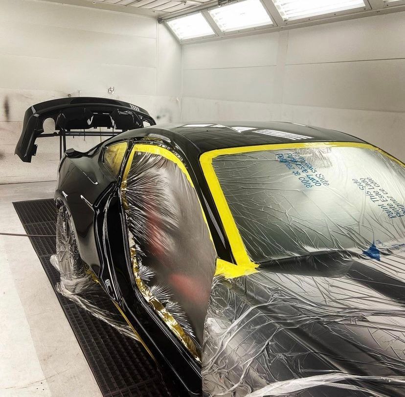 Full Paint job on Black Car