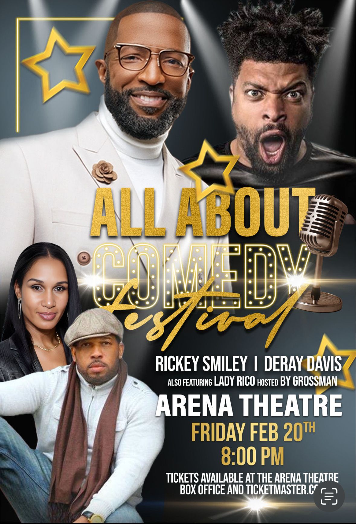 Rickey Smiley & DeRay at Arena