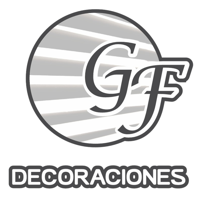 Logotipo de GF Decoraciones