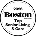 Boston Magazine Top Senior Living, 2026 Provider | Logo