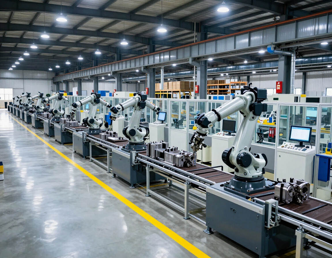 Industrial manufacturing floor