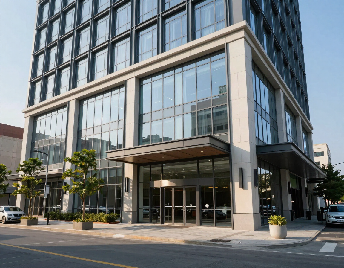 Large multi-use commercial building