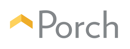 Porch logo with an upward-pointing chevron and the name 