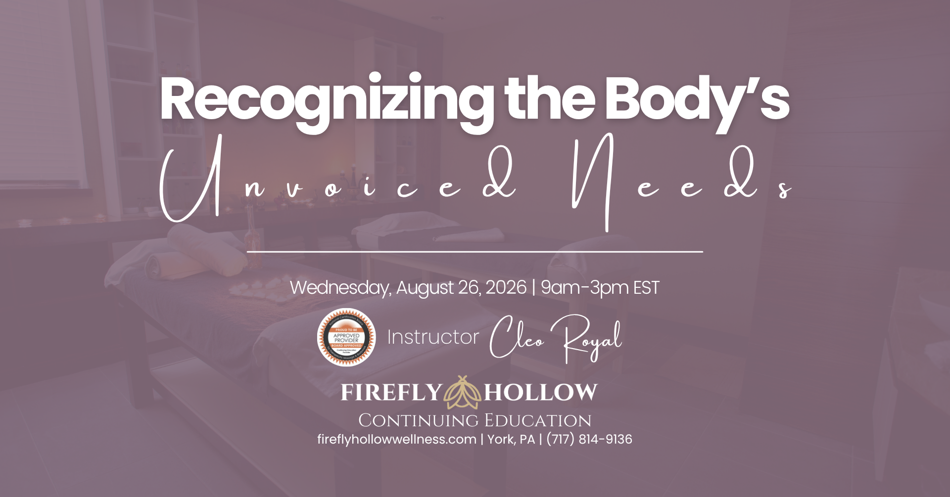 Recognizing the Body's Unvoiced Needs