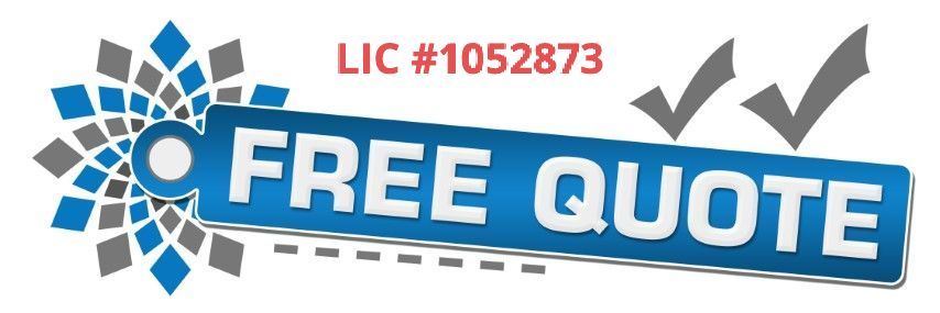 Free fence service quote – licensed California contractor form badge