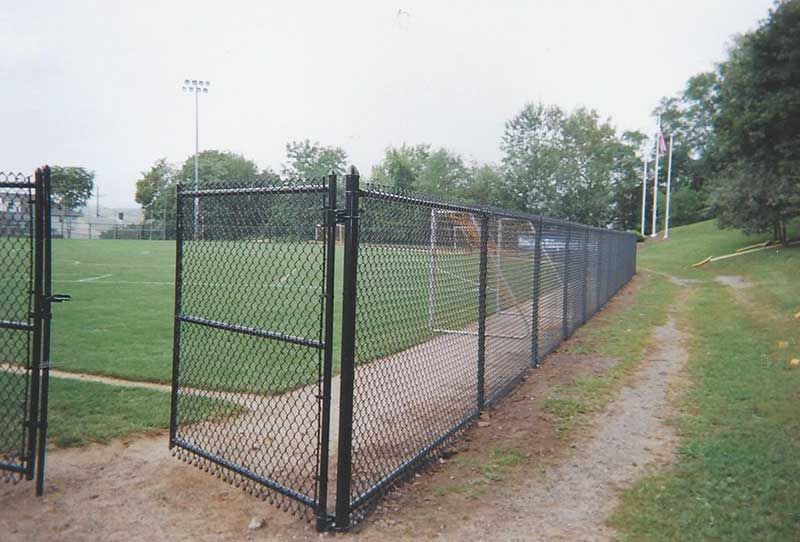 Chain Link Fence Surrounds a Soccer Field — Clifton, NJ — All Jersey Fence Co.