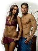 Couple With Tanned Skin