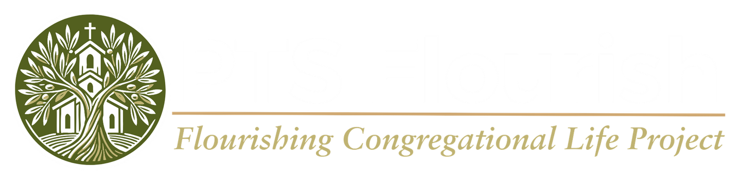 A logo for the flourishing congregational life project