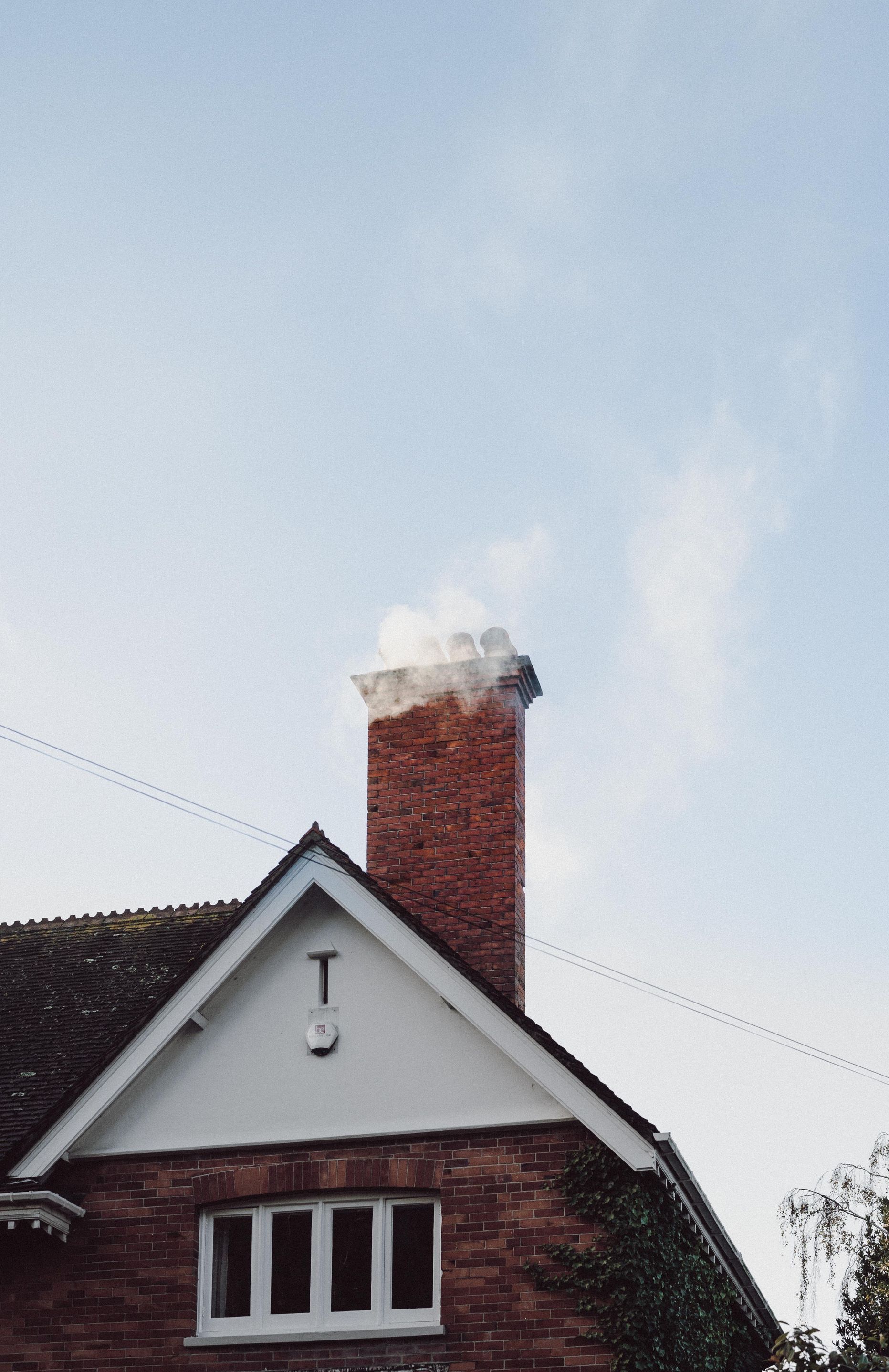 chimney on a roof