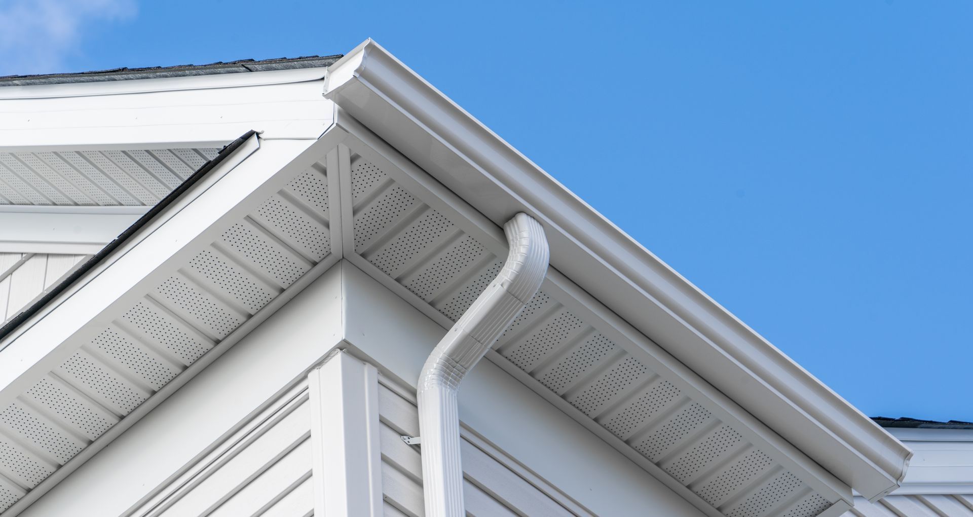 gutters on a house