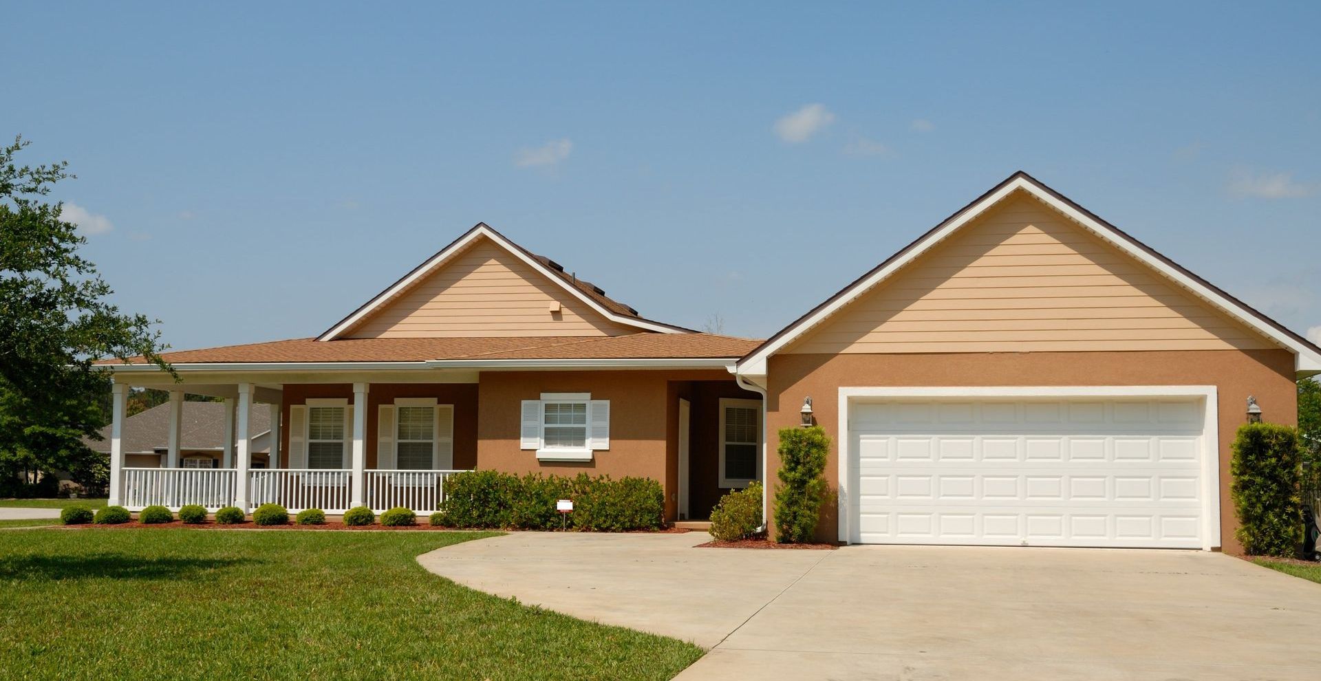beige house