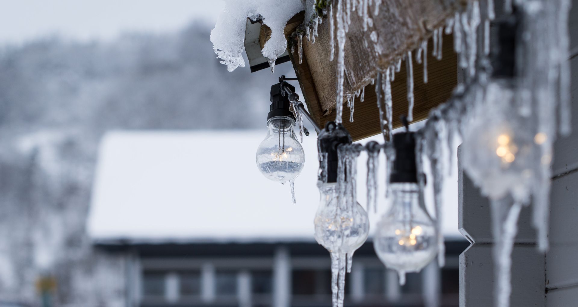 icicles on a roof