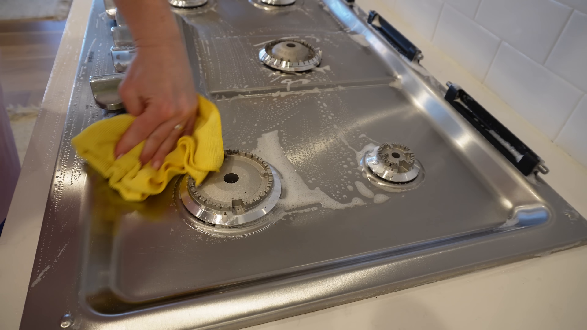Housekeeping detail work in a Corona, Queens home