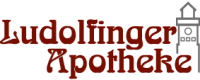 Ein Logo für eine Apotheke mit einem Leuchtturm darauf
