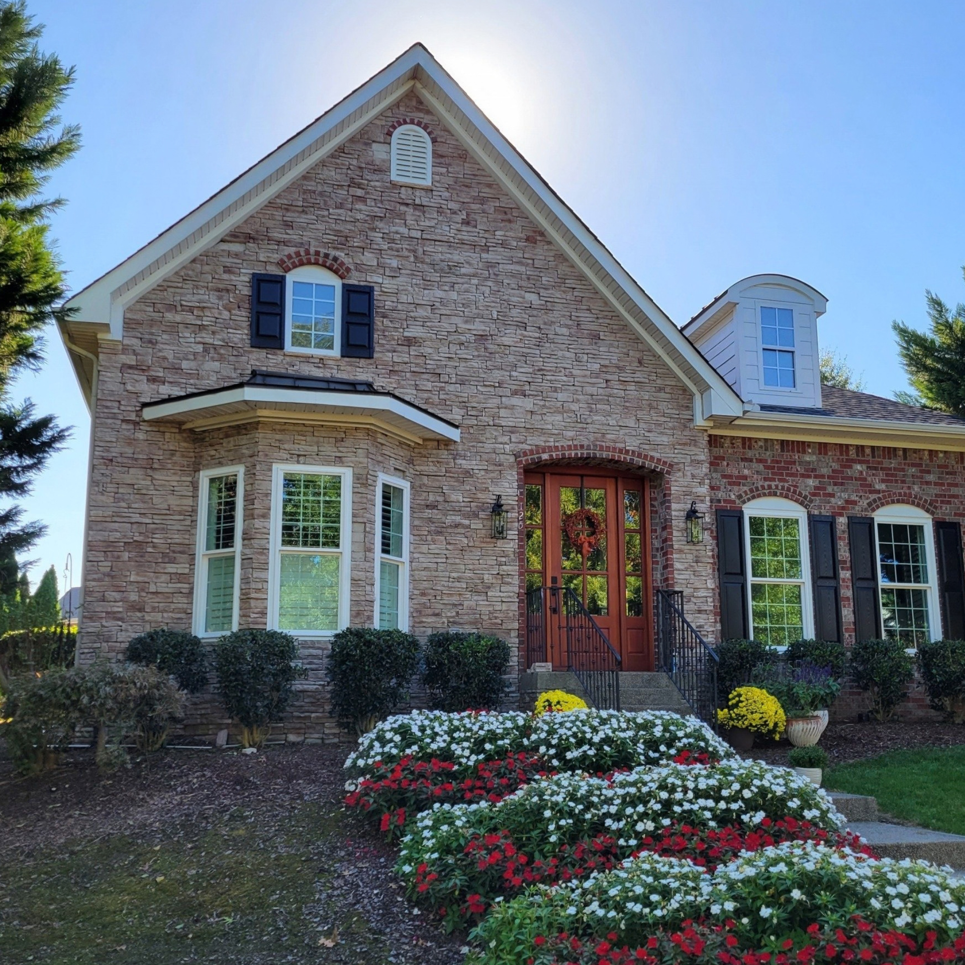 Close-up of professionally installed replacement window