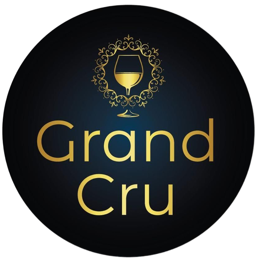 Een logo voor een restaurant genaamd Grand Cru