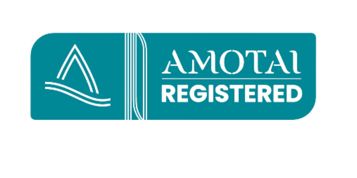 Amotai registered logo on a white background