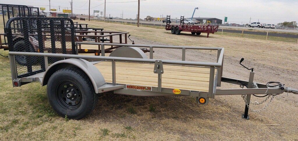 Silver Utility trailer from Bell Trailerplex in Amarillo, TX