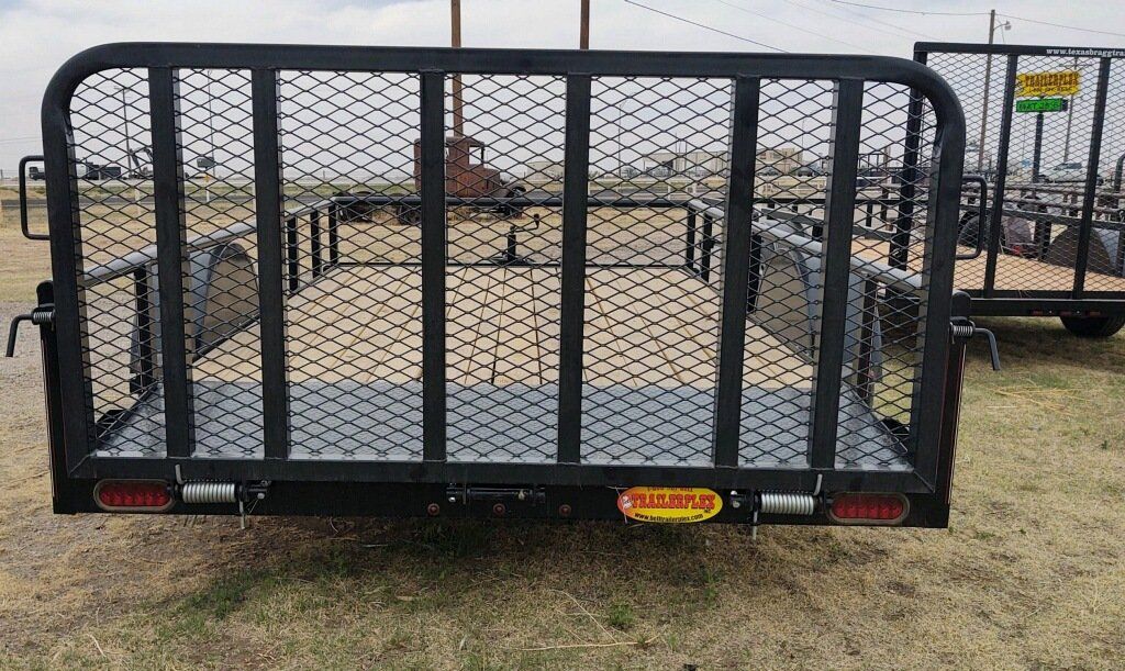 Back of Utility trailer from Bell Trailerplex in Amarillo, TX