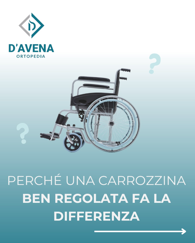 A wheelchair on a light blue gradient background with the text
