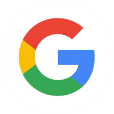 A google logo that says `` review us on google ''.