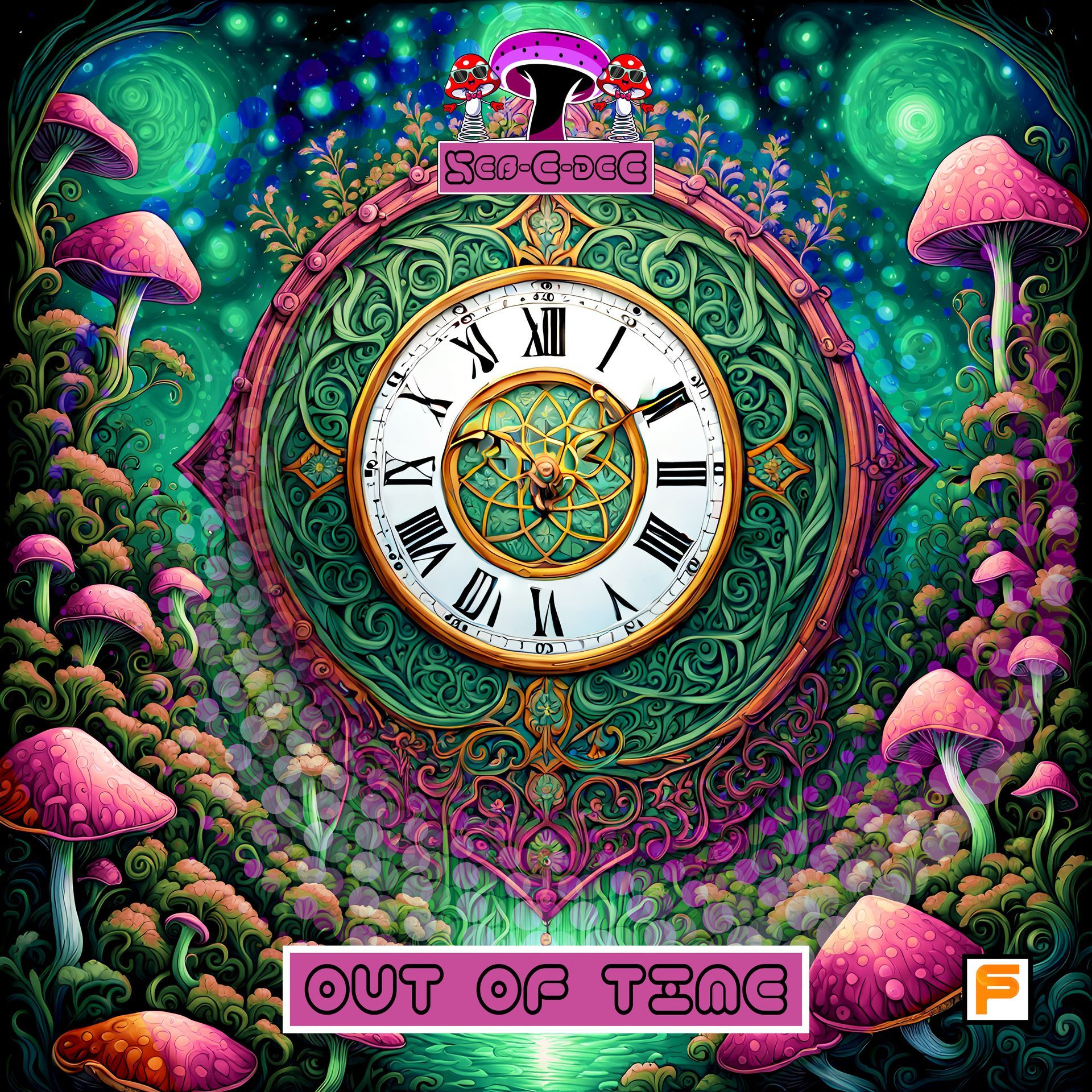 Seb-E-deE Out Of Time Artwork and Seb-E-deE Logo
