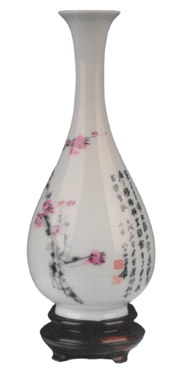 A 'Red Plum' Vase