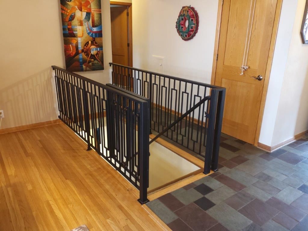 Passage Railing Iron Railings & Handrails | Savage, MN | Anchor Iron Co.