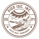 Brown circular logo with sun, sailboat, bamboo, and text “5100 IOC, INC.” and “YATO IRAY INDRIYOR”