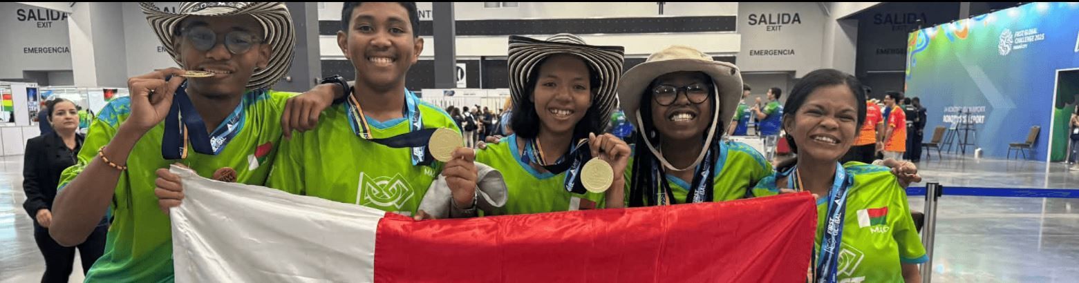 Madagascar youth win the technology  Olympics in Panama