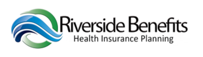 Riverside Benefits logo with blue and green wave icon and “Health Insurance Planning” text
