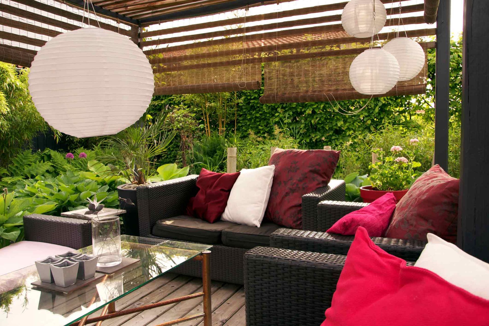 Exterior Patio Shades — Alpharetta, GA — Creative Windows By Carol