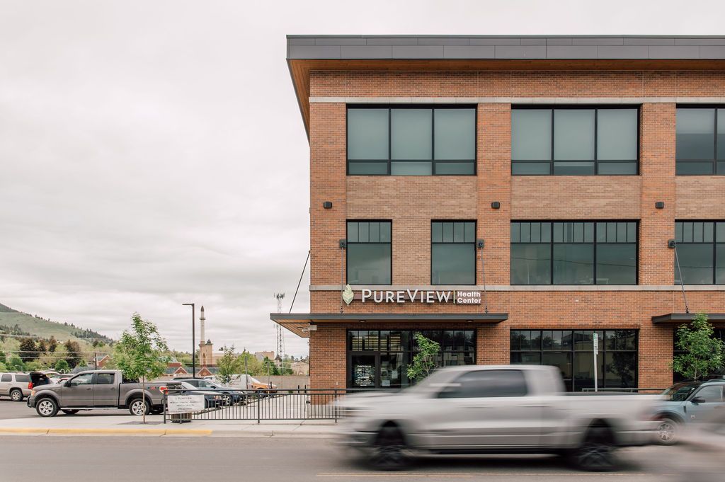 A picture of the PureView Health Center downtown building.
