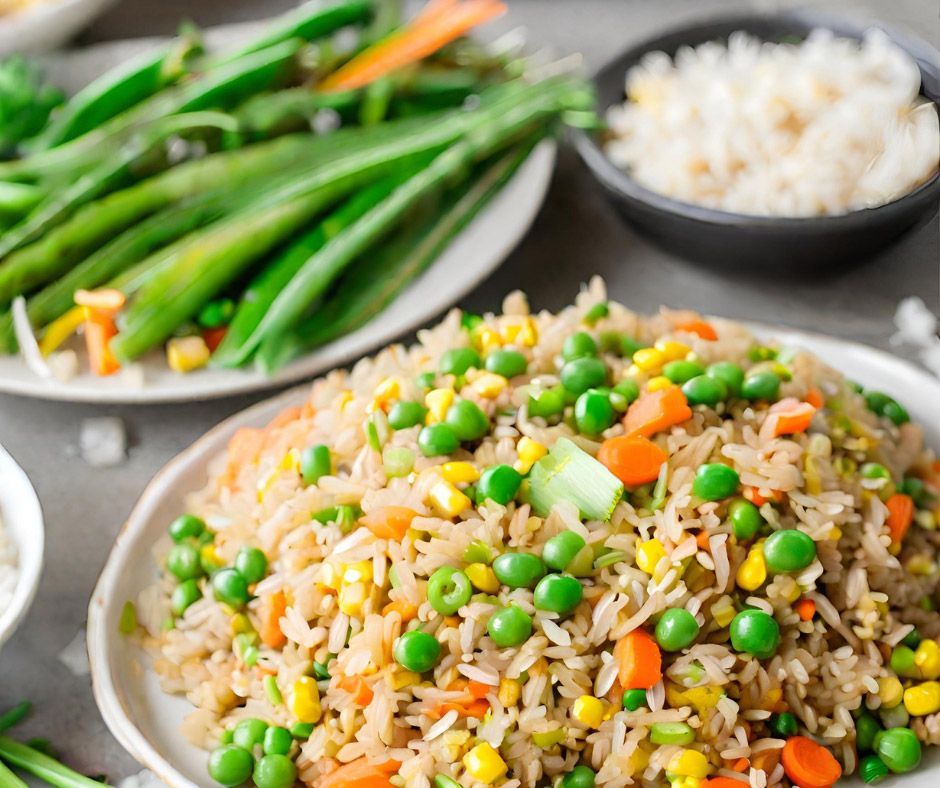 Vegtable fried rice.