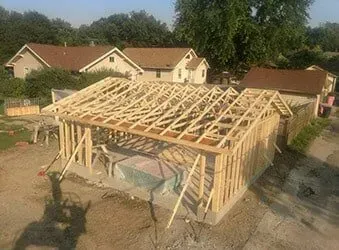 Construction With A Wooden Roof — Sioux City, IA — Construction Plus LLC